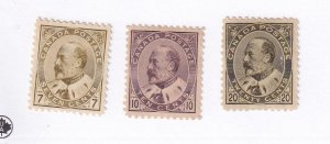 CANADA # 92-94 VF-MH KEV11 cts,10cts,20cts ISSUES CAT VALUE $2550