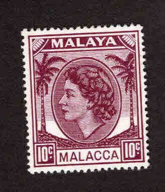 Malaya Malacca Scott 35 MH* stamps