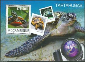 MOZAMBIQUE  2014   TURTLES   SOUVENIR SHEET   MINT NH