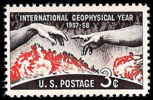 # 1107 MINT NEVER HINGED GEOPHYSICAL YEAR