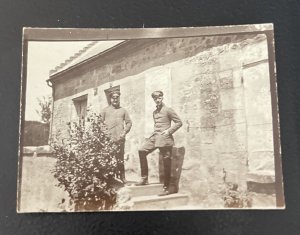 WW2 WWII Original German Wartime Military Officers Posing photo