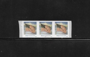 US Stamps: #5052; Forever 2016 American Flag Coil Issue; PNC3 #B11111; MNH