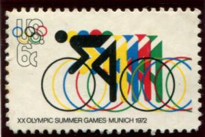 1460 US 6c Olympic cycling, used cv $.20