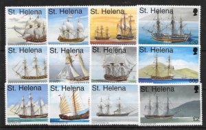 ST.HELENA SG766/77 1998 MARITIME HERITAGE SET MNH