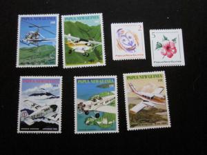 Papua and New Guinea #534-35,540-44 Mint Never Hinged- (X9) I Combine Shipping 