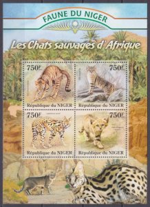 2013 Niger 2117-2120KL Cats 12,00 €