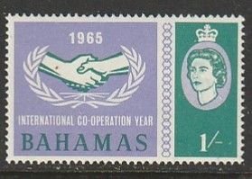 1965 Bahamas - Sc 223 - MNH VF - 1 single - International Cooperation Year