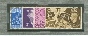 Great Britain #271-274 var  Single (Complete Set)