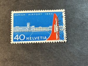 SWITZERLAND # 344--USED---SINGLE--1953