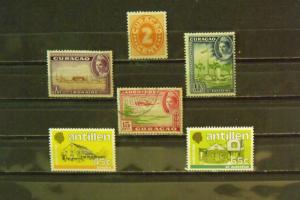 3783   Curacao   MNH/MH/U   # 129,164,165,503,516,C19      CV$ 2.00