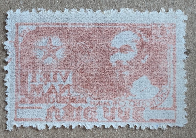 Viet Nam North DR 1951 100d Ho Chi Mi red.  Scott 3, CV $20.00