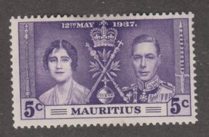 Mauritius 208 Coronation Issue 1937