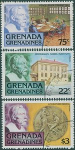 Grenada Grenadines 1978 SG261-263 Nobel Prize Awards (3) FU