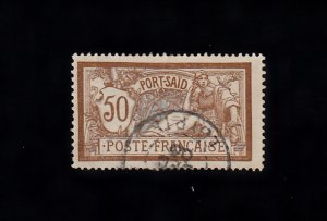 French Offices in Egypt (Port Said) Scott #29 Used