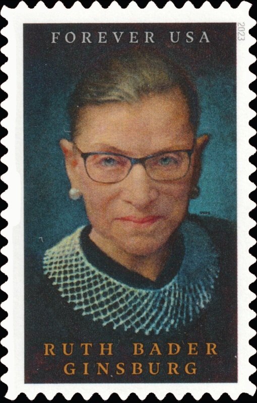 2023 66c Forever Ruth Bader Ginsburg Supreme Court Justice Scott 5821 Mint VF NH