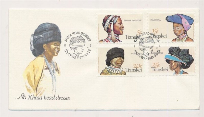 D342495 Transkei FDC Xhosa Head-Dresses