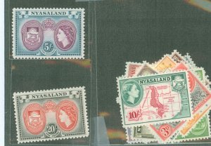 Nyasaland Protectorate #97-111  Single (Complete Set)