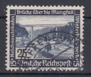 Germany 1936 Sc#B100 Mi#641 used Building (DR1225)