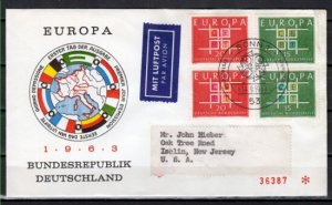 Germany, Scott cat. 867-868. Europa issue. First day cover. ^