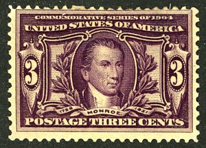 U.S. #325 MINT OG HR