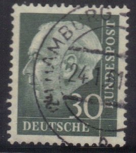 GERMANY SC# 755 USED 30pf  1956-57