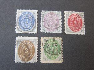 Denmark 1870 Sc 16-20 FU