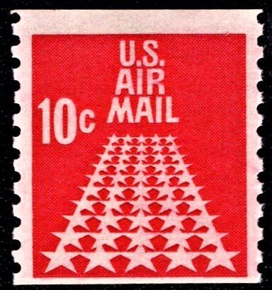 US C73 MNH VF 10 Cent Fifty Star Runway