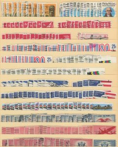 USA Airmail - Used Dealer Stock approx 1000 stamps incl C1 - C6
