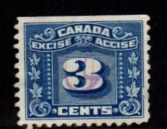 Canada - #FX64a 3c Excise Tax booklet - Used