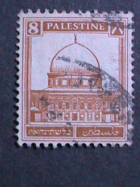 ​PALESTINE-1927- SC#64 ERROR?-COLOR DIFFERENT ? MOSQUE OF OMAR USED VF RARE
