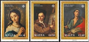 Malta 2023 MNH Stamps Art Paintings