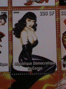 CONGO STAMP:2005 FAMOUS NUDE PAINTING BY OLIVIA MNH-STAMP S/S SHEET