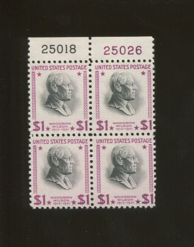 United States Postage Stamp #832g MNH Plate No. 25018 25026 Block of 4  