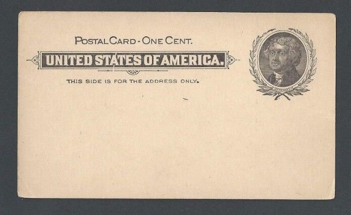 UX14 Mint Broken Plate At A Of States Unlisted