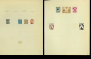 Peru 1894-1976 Mostly Mint, some Used Hinged on Blank Pages