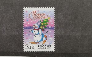 RUSSIA Sc 6733 NH issue of 2002 - NEW YEAR!