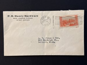 1935 Imperforate 2c Grand Canyon National Park Farley on Business Cover Sc# 757