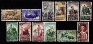 Spain 1960 Bullfighting Commemoration, Set excl. Airmail [Used]