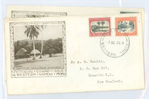 Samoa (Western Samoa) 167-69 1935 Two FDC from 1935 set