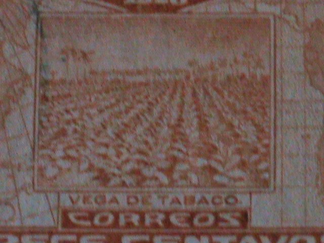 ​CUBA-1928-SC#289 TOBACO PLANTATION-USED-VERY FINE-96-YEARS OLD STAMP