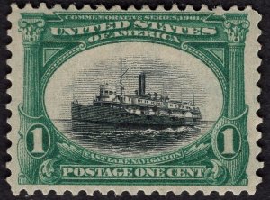 US #294 Very Fine. w/Original Gum. Lightly Hinged.