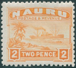 Nauru 1937 2d orange SG29B unused