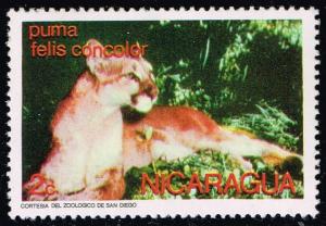 Nicaragua #947 Puma; Unused (0.25)