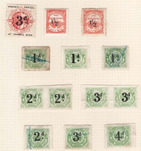 GB - Railway Great Northern Railway m&u range [13] incl imperf pair 2d (ditto