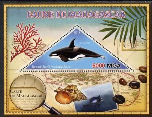 MADAGASCAR - 2013 - Killer Whale - Perf Souv Sheet - MNH-Private Issue