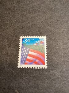 Scott#3470...34 Cent...Flag Over Farm... MNH-2001-US