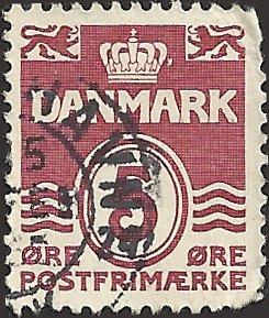 DENMARK -  #224 - Used - SCV-0.25