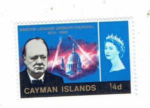 CAYMAN ISLANDS SCOTT#176 1966 WINSTON CHURCHILL - MNH