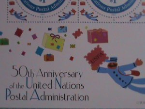 2001 UNITED NATIONS: THE 50TH ANNIVERSARY OF UN S/S