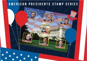 Stamps Curacao 2020. Pre order. - Presidents of the United States - Miniature Sh